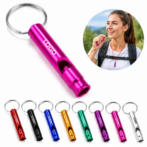 Emergency Survival Whistle Aluminum Loud Compact