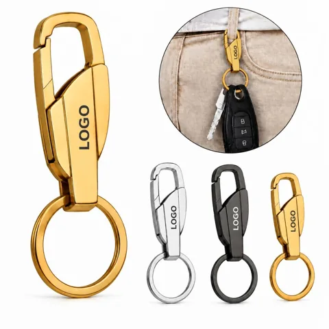 Metal Key Organizer with Carabiner Clip