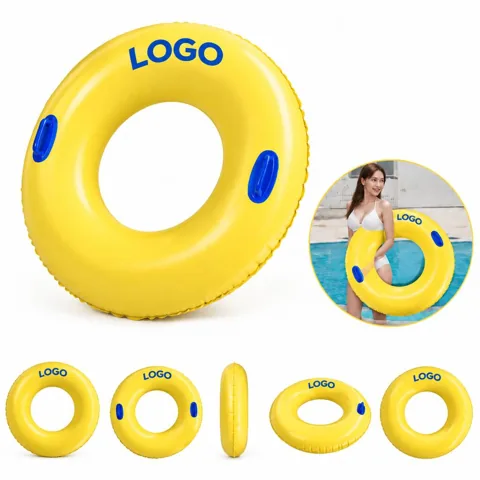 Adult PVC Inflatable Waist Swim Ring for Buoyancy Aid